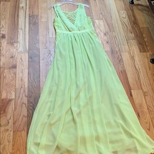 Boutique Green Maxi Dress